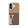 スリムプロテクションケース［ オリジナル - initial two tone - Y brown ］