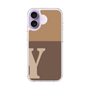 スリムプロテクションケース［ オリジナル - initial two tone - Y brown ］