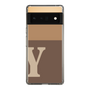 スリムプロテクションケース［ オリジナル - initial two tone - Y brown ］