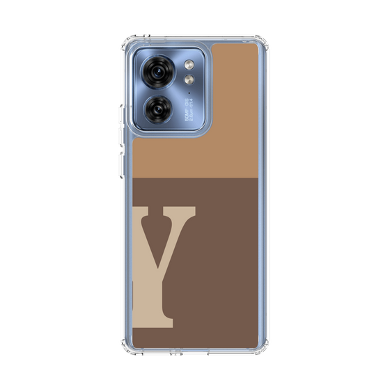 スリムプロテクションケース［ オリジナル - initial two tone - Y brown ］