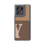 スリムプロテクションケース［ オリジナル - initial two tone - Y brown ］
