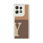 スリムプロテクションケース［ オリジナル - initial two tone - Y brown ］
