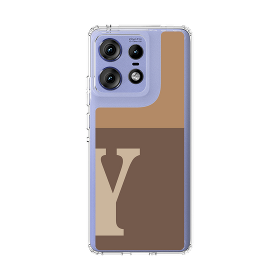 スリムプロテクションケース［ オリジナル - initial two tone - Y brown ］