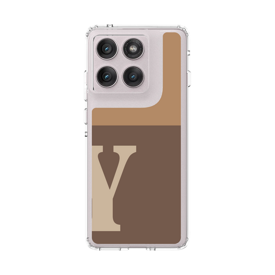 スリムプロテクションケース［ オリジナル - initial two tone - Y brown ］