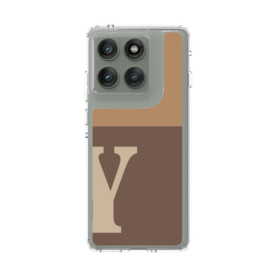 スリムプロテクションケース［ オリジナル - initial two tone - Y brown ］