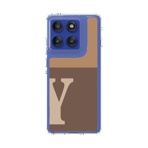 スリムプロテクションケース［ オリジナル - initial two tone - Y brown ］