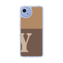 スリムプロテクションケース［ オリジナル - initial two tone - Y brown ］