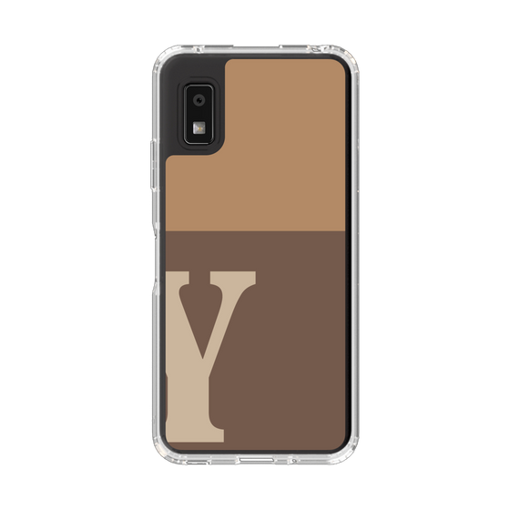 スリムプロテクションケース［ オリジナル - initial two tone - Y brown ］