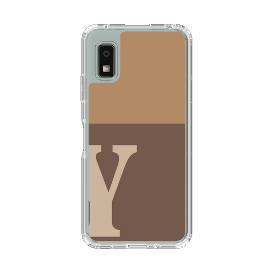 スリムプロテクションケース［ オリジナル - initial two tone - Y brown ］