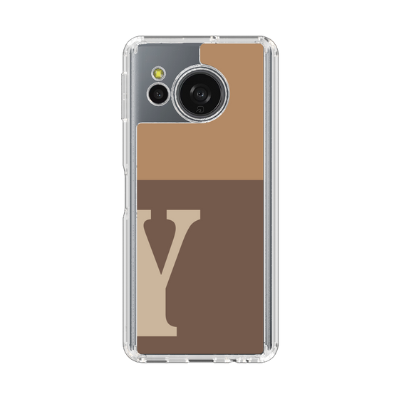 スリムプロテクションケース［ オリジナル - initial two tone - Y brown ］