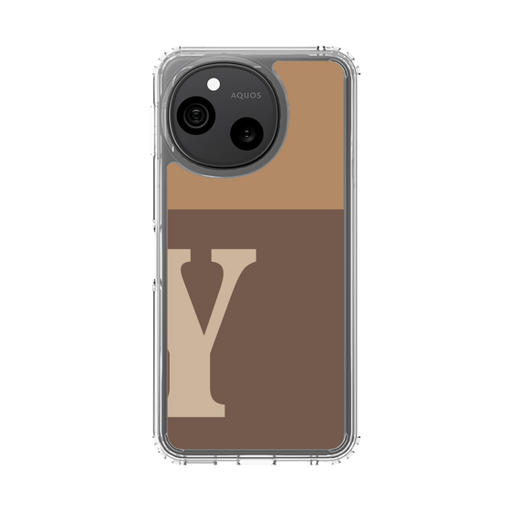 スリムプロテクションケース［ オリジナル - initial two tone - Y brown ］