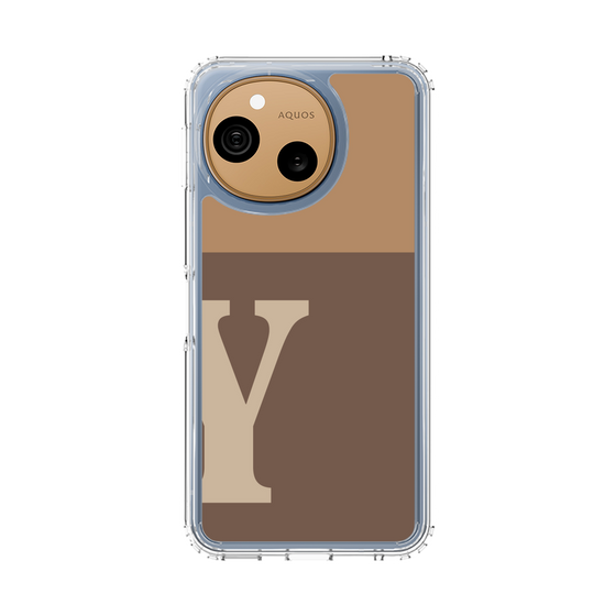 スリムプロテクションケース［ オリジナル - initial two tone - Y brown ］