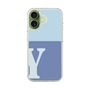 スリムプロテクションケース［ オリジナル - initial two tone - Y blue ］