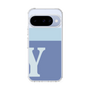 スリムプロテクションケース［ オリジナル - initial two tone - Y blue ］