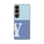 スリムプロテクションケース［ オリジナル - initial two tone - Y blue ］