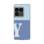 スリムプロテクションケース［ オリジナル - initial two tone - Y blue ］