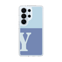 スリムプロテクションケース［ オリジナル - initial two tone - Y blue ］