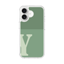スリムプロテクションケース［ オリジナル - initial two tone - Y green ］