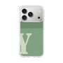 スリムプロテクションケース［ オリジナル - initial two tone - Y green ］
