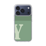 スリムプロテクションケース［ オリジナル - initial two tone - Y green ］