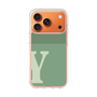 スリムプロテクションケース［ オリジナル - initial two tone - Y green ］