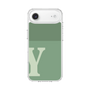 スリムプロテクションケース［ オリジナル - initial two tone - Y green ］
