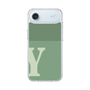 スリムプロテクションケース［ オリジナル - initial two tone - Y green ］