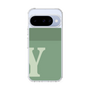 スリムプロテクションケース［ オリジナル - initial two tone - Y green ］
