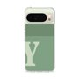 スリムプロテクションケース［ オリジナル - initial two tone - Y green ］