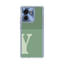 スリムプロテクションケース［ オリジナル - initial two tone - Y green ］