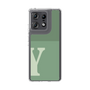 スリムプロテクションケース［ オリジナル - initial two tone - Y green ］