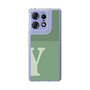 スリムプロテクションケース［ オリジナル - initial two tone - Y green ］