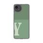スリムプロテクションケース［ オリジナル - initial two tone - Y green ］