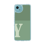 スリムプロテクションケース［ オリジナル - initial two tone - Y green ］