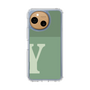 スリムプロテクションケース［ オリジナル - initial two tone - Y green ］