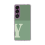スリムプロテクションケース［ オリジナル - initial two tone - Y green ］
