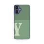スリムプロテクションケース［ オリジナル - initial two tone - Y green ］