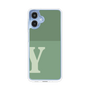スリムプロテクションケース［ オリジナル - initial two tone - Y green ］