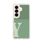 スリムプロテクションケース［ オリジナル - initial two tone - Y green ］
