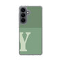スリムプロテクションケース［ オリジナル - initial two tone - Y green ］
