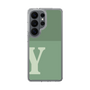 スリムプロテクションケース［ オリジナル - initial two tone - Y green ］