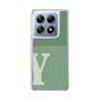 スリムプロテクションケース［ オリジナル - initial two tone - Y green ］