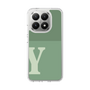 スリムプロテクションケース［ オリジナル - initial two tone - Y green ］