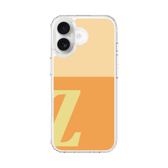 スリムプロテクションケース［ オリジナル - initial two tone - Z orange ］