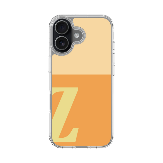 スリムプロテクションケース［ オリジナル - initial two tone - Z orange ］