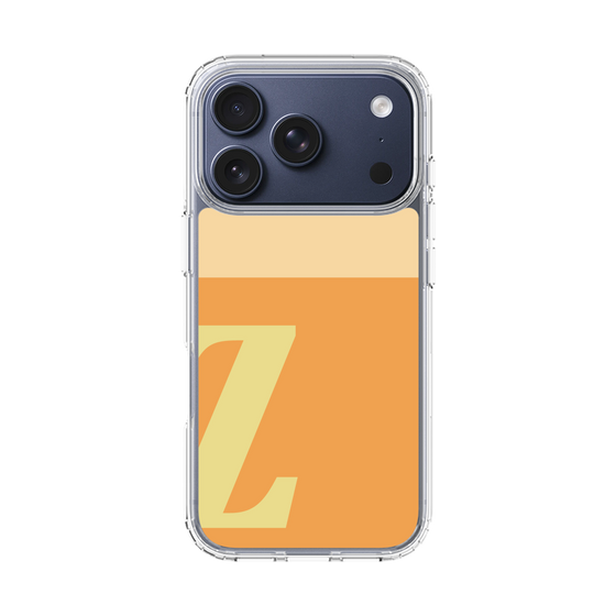 スリムプロテクションケース［ オリジナル - initial two tone - Z orange ］