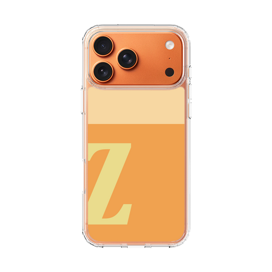 スリムプロテクションケース［ オリジナル - initial two tone - Z orange ］