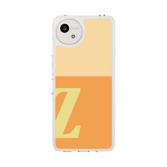 スリムプロテクションケース［ オリジナル - initial two tone - Z orange ］