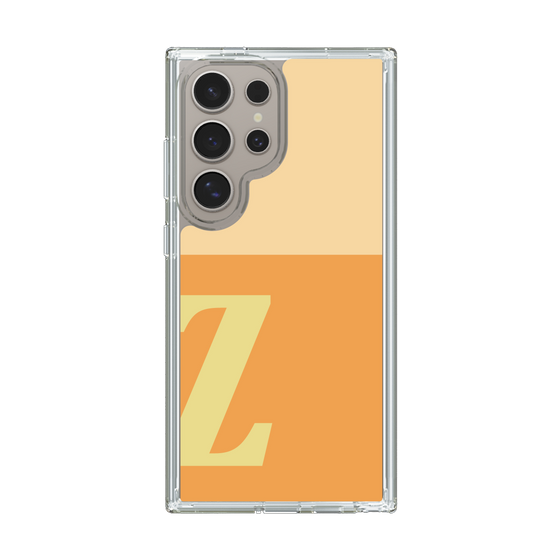 スリムプロテクションケース［ オリジナル - initial two tone - Z orange ］