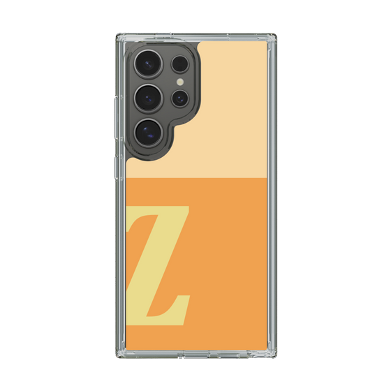 スリムプロテクションケース［ オリジナル - initial two tone - Z orange ］